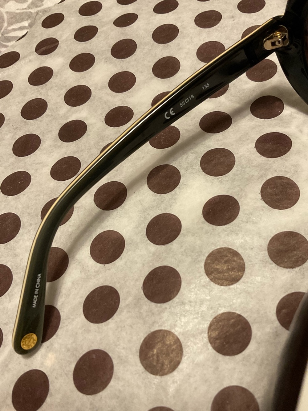 Henri Bendel Edie Sunglasses HB5195 Round Mod Tortoise with Case & Bag - Picture 14 of 16